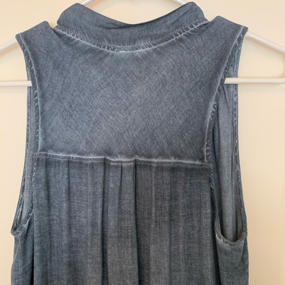 Free People | Neck Tie Sleeveless Blouse - Picture 7 of 7